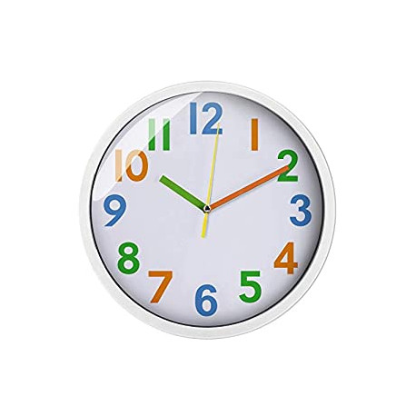 Kids Wall Clock 12 inch Silent Non Ticking Quality
