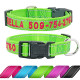 Didog Personalized Embroidered Dog Collar