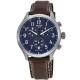 Tissot Chrono XL Vintage Blue Dial Leather Men's Watch