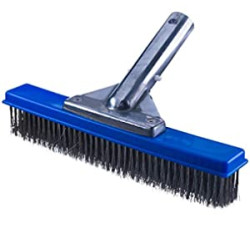 10 inch Wide Heavy Duty Stainless Steel Wire Pool Brush
