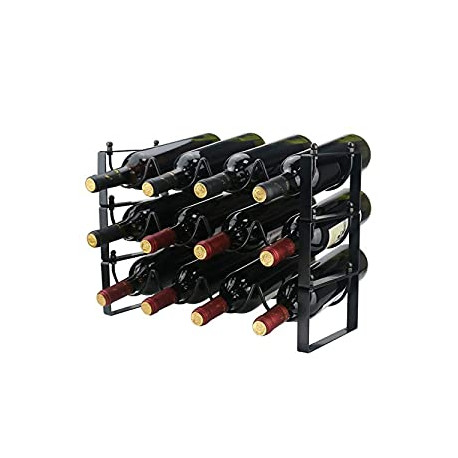 3 Tier Stackable Wine Rack Countertop Cabinet