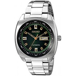 Men's Silvertone Stainless Steel Automatic Watch