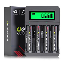 1.5V Rechargeable AA Batteries Lithium 3400mWh