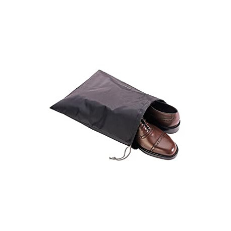 Travel Shoe Tote Bag, 3-Piece Set, Black