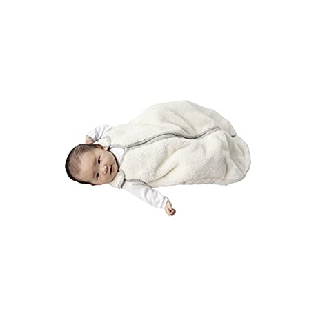 baby deedee Sleep Nest Teddy Sleeping Bag, Ivory, (Medium 6-18 Months)