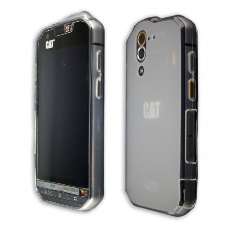 Case CAT S60, TPU-Case in clear + Screen Protector
