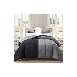 Pack 2 of All-Season Reversible Down Alternative Quilted Comforter