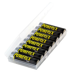 Rechargeable AA NiMH Batteries (1.2V, 2700mAh) - 8-Pack, (MH-8AAPRO-BH)