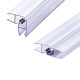 1 Pair Shower Door 45 Degree Magnetic Profile Seal for 5/16 to 3/8 Inch