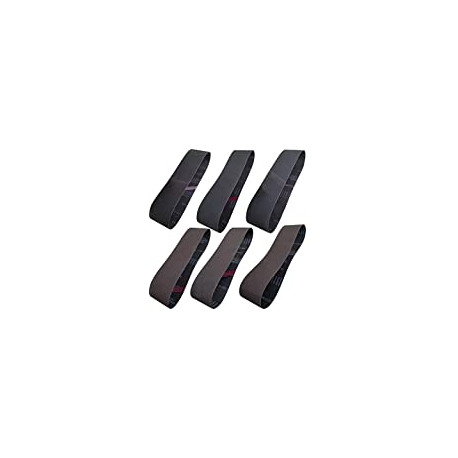 Pack 6 of 4 x 36 Inch High Performance Silicon Carbide Sanding Belts