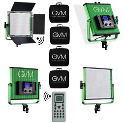 GVM Led Video Light kit Four Lights Offer Set