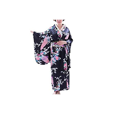 Women's Kimono Robe Japanese Dress