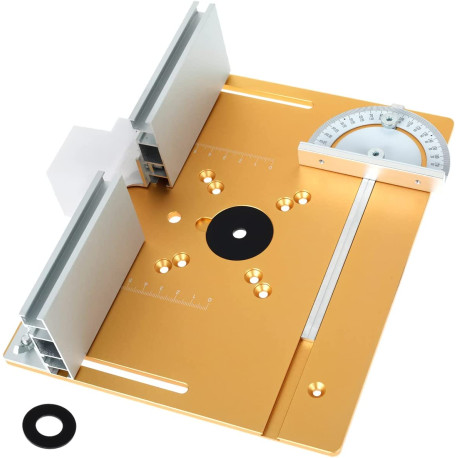 Aluminum table insert plate