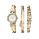 Women's Premium Crystal Accented Bangle Watch