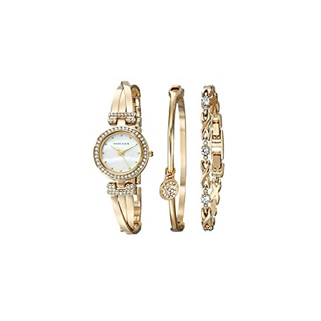 Women's Premium Crystal Accented Bangle Watch