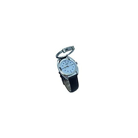 Stainless Steel Tactile Watch for Blind People-Battery Operated