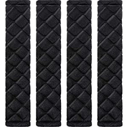 4 Pack Safe Belt Pads for Car Seatbelt Protector Soft