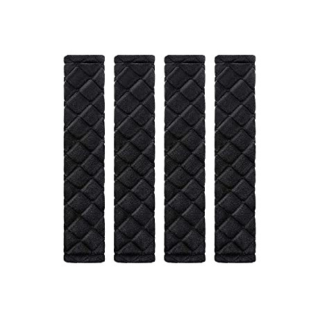 4 Pack Safe Belt Pads for Car Seatbelt Protector Soft