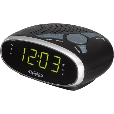 JENSEN JCR-175 AM/FM Alarm Clock Radio