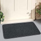 Door Inside Dirt Trapper Mats Shoes Scraper, 18x30 Inches Dark Gray