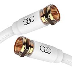Pack 2 of Coaxial Cable (15 ft) Triple Shielded
