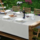 Great for Formal Dining or Everyday Use, 70 Inches by 126 Inches, Dove Gray