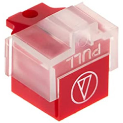 Audio-Technica ATN91R Replacement Conical Turntable Stylus for AT91R, Red
