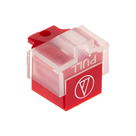 Audio-Technica ATN91R Replacement Conical Turntable Stylus for AT91R, Red