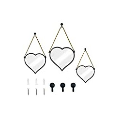 Heart Mirror 3 Pcs Heart Shaped Mirror