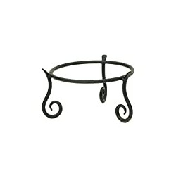 Bowl Stand Flowerpot Holder, 9.5x6 inches, Black