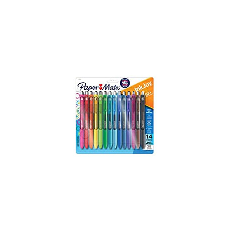 Paper Mate Gel Pens InkJoy Pens, Medium Point, Assorted, 14 Count