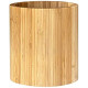 Oval Shaped Bamboo Kitchen Utensil Holder, 6" x 4" x 7"
