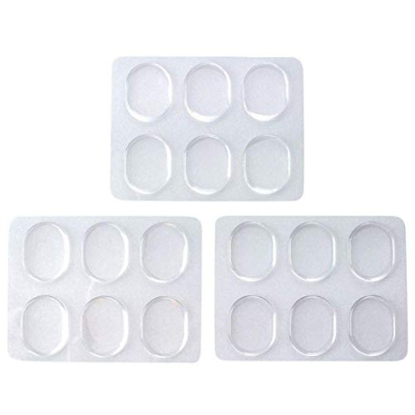 Clear Resonance Pads For Drum Muffling (18 Pack)