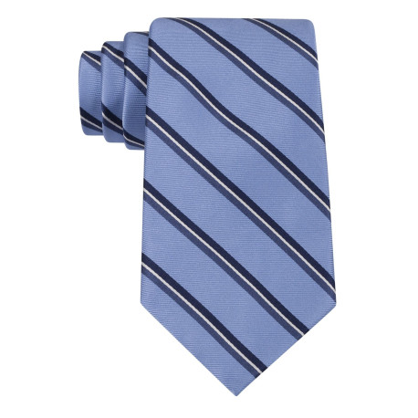Men's Stripe Tie One Size Blue