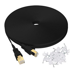 Cat8 Ethernet Cable, Outdoor&Indoor, 50 FT