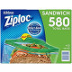 iploc Easy Open Tabs Sandwich Bags 580, 145 Count (Pack of 4)