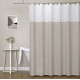 Bath Room Curtain, 12 Rust Proof Grommets Top for Hotel Spa Home, 70''x72''