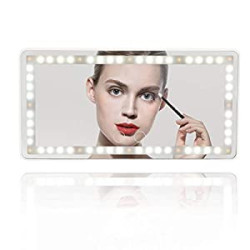 Car Visor Vanity Mirror Rechargeable
