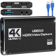 Capture Card 4K 1080P 60FPS, HDMI to USB 3.0