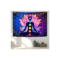 Hippie Chakra Tapestry for Room(59.1 x 82.7 inches)