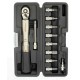 Venzo Bicycle Bike 1/4 Inch Driver Torque Wrench Allen Key Tools Socket Set of 3