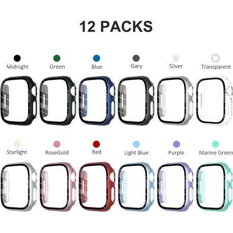 Fullife 12-Pack Apple Watch Cases