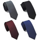 2.5 inch Slim Plain Neckties 4-Pack