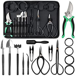 16PCS Bonsai Tools Kit with Bag