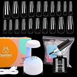Nail Kit Easy Nail Extension Set with 500Pcs Soft Gel