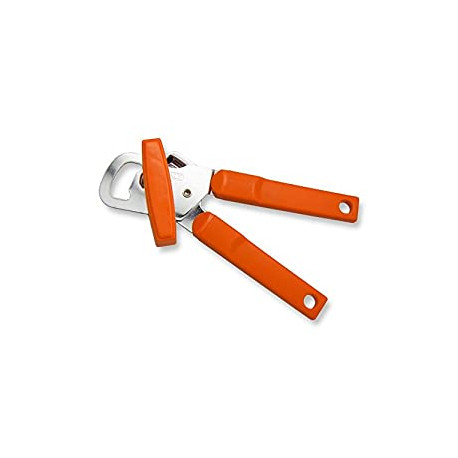 Manual Can Opener, Orange Handle