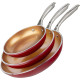 Frying Pan Set, 3 Piece Nonstick