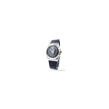 Swatch Irony Medium PALISSADE Navy Blue Silicone Watch