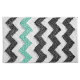 Non-Slip Bath and Shower Mat - 34" x 21", Teal/Gray Visit the iDesign Store