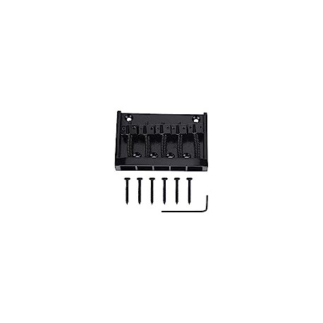 Metal 5 String Guitar Saddle Bridge Plate Electric Bass Bridge